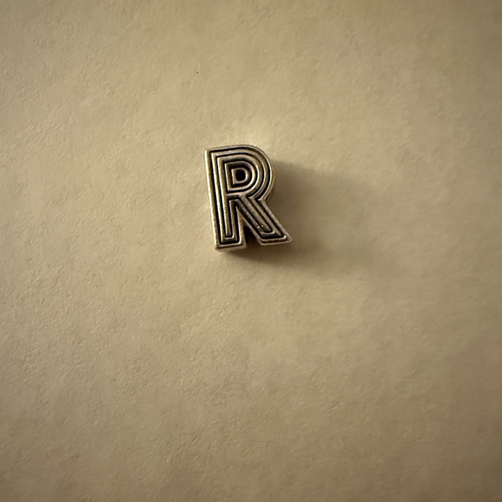 Pandora Reflexions Letter R Clip Charm